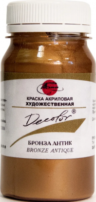 Акрил decolor, старая бронза 100мл